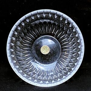 Crystal Cut Glass Bowl 24% PbO  3.75 In x 1.25 In Made In Austria Walther Glass